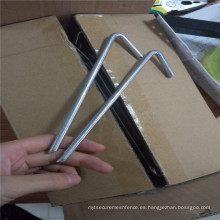 Clavija de acero galvanizado para tienda / clavijas de acero para tienda de uñas para acampar al aire libre